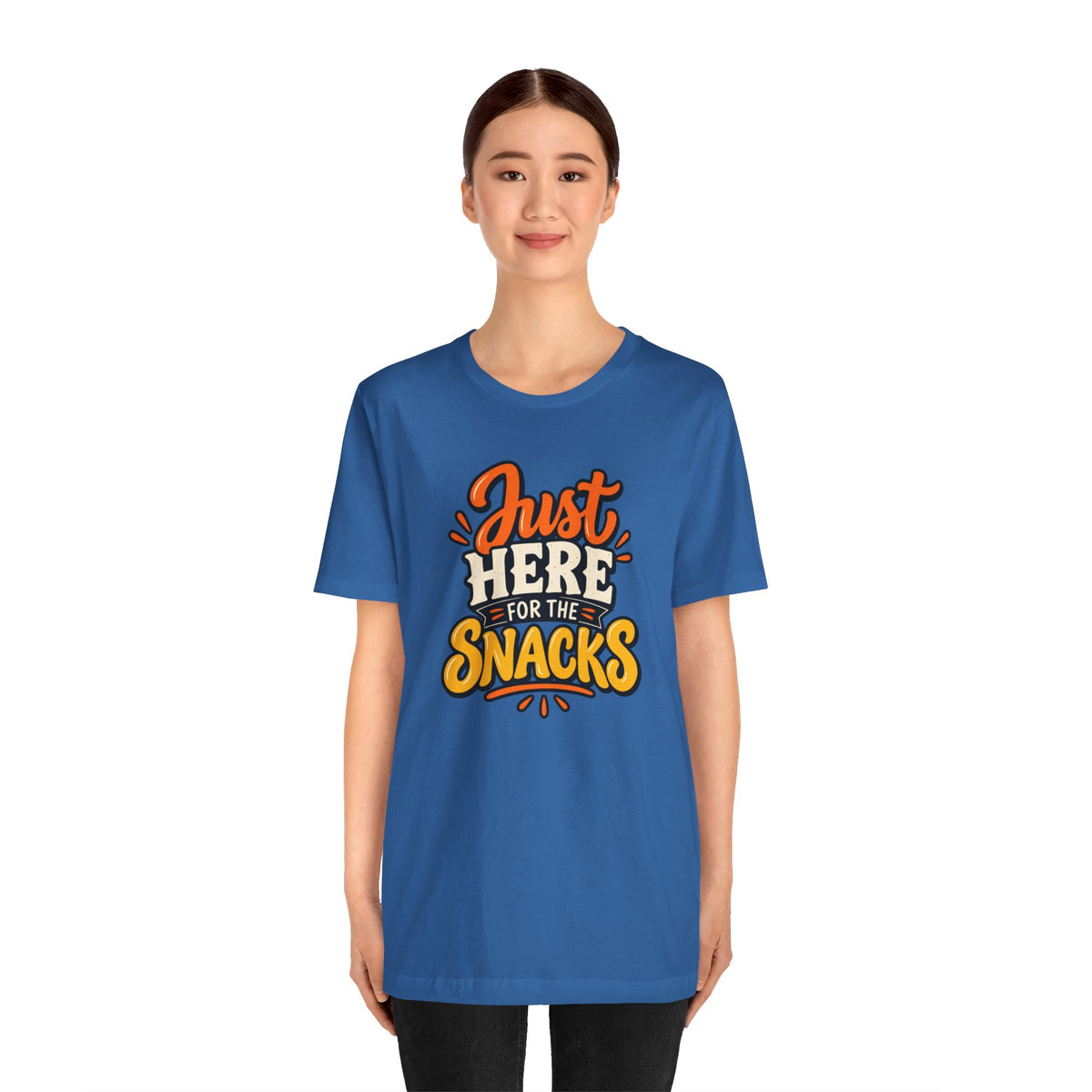 Just Here for the Snacks T-Shirt – Funny Halloween Foodie Tee