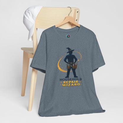 Household Repair Wizard T-Shirt – Funny Handy Dad Tee