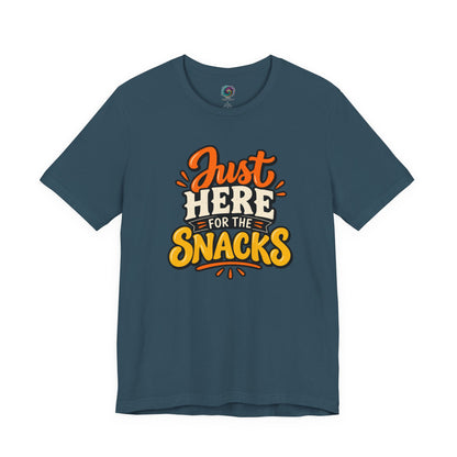 Just Here for the Snacks T-Shirt – Funny Halloween Foodie Tee
