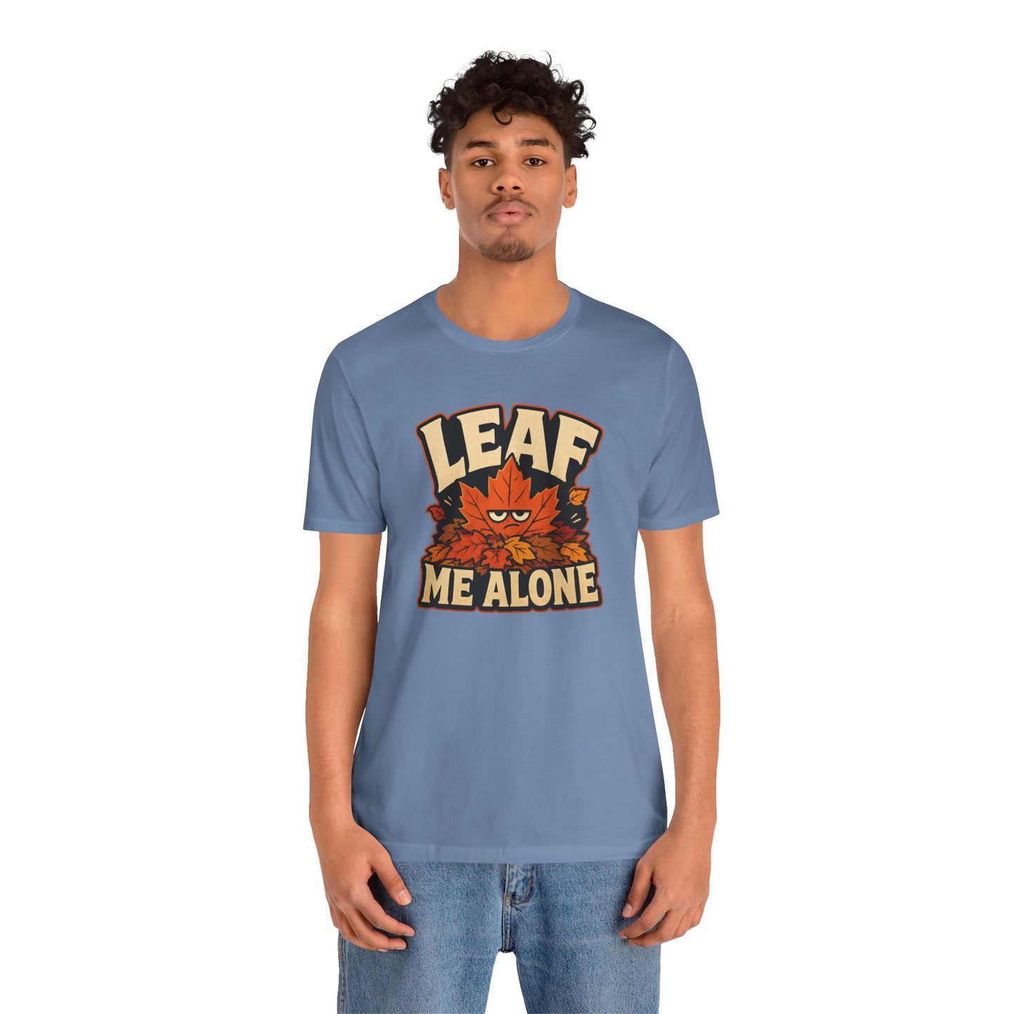 Leaf Me Alone T-Shirt – Funny Fall Introvert Leaves Tee