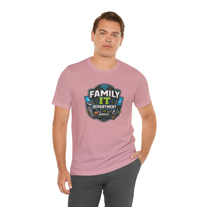 Family IT Department T-Shirt – Funny Household Tech Support Tee