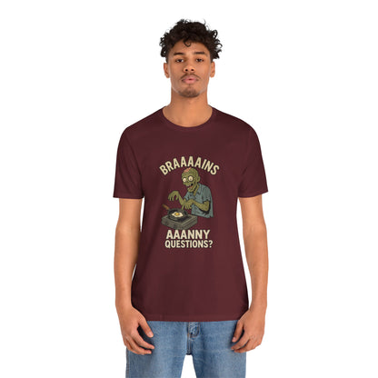Zombie Brains on Drugs T-Shirt – Funny Halloween Cooking Tee