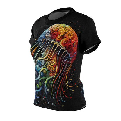 Jellyfish Swirl T-Shirt – Psychedelic Ocean-Inspired Art Tee