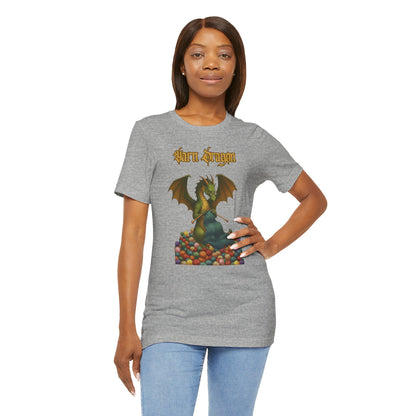 Yarn Dragon T-Shirt – Funny Knitting Dragon Shirt for Yarn Lovers