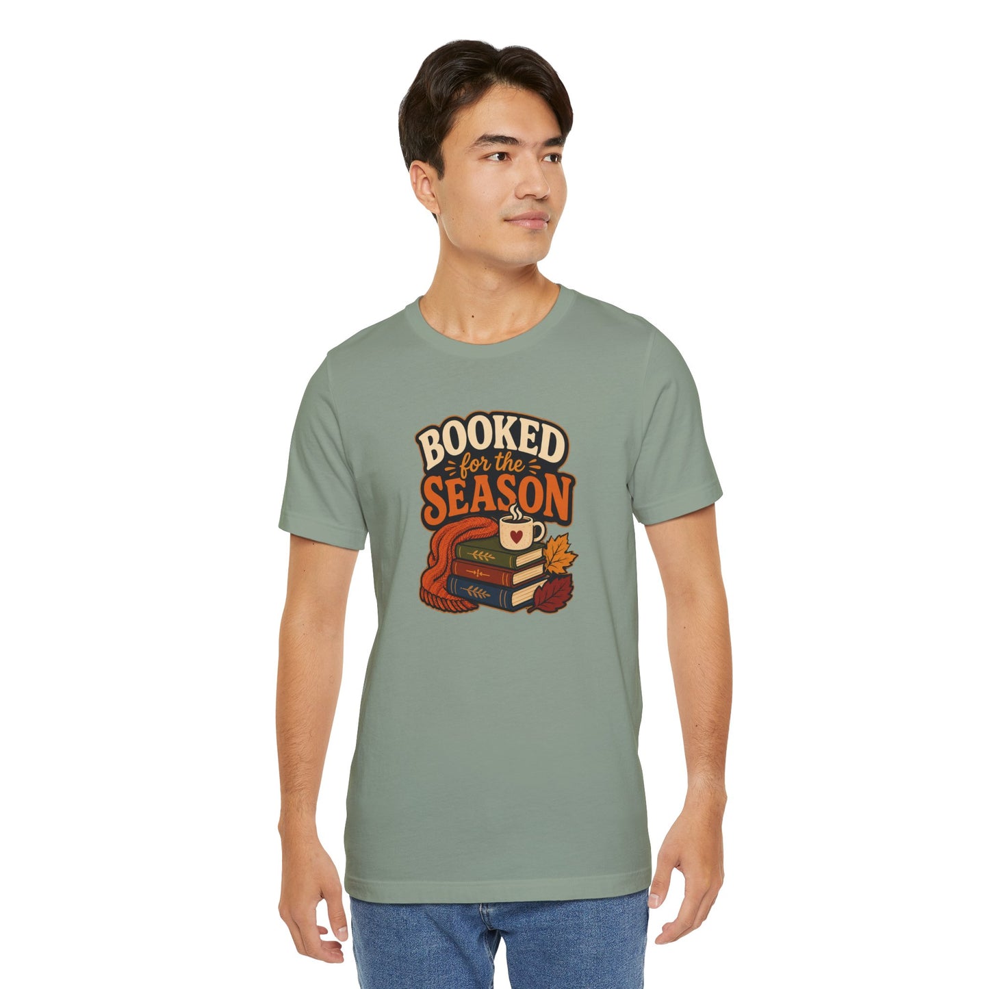 Booked for the Season T-Shirt – Cozy Fall Book Lover Tee