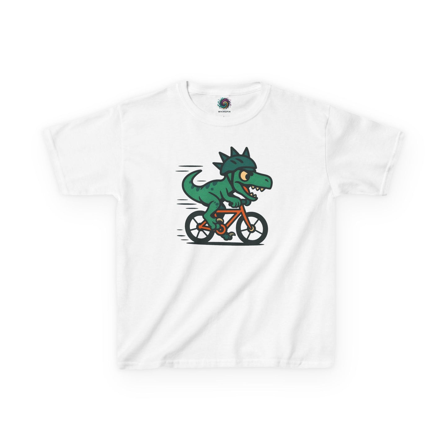 Kids Velociraptor Bike T-Shirt – Funny Dino Velo Tee