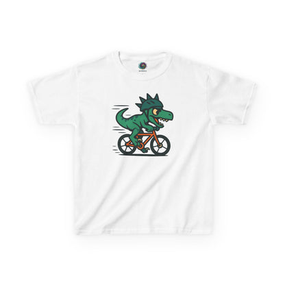 Kids Velociraptor Bike T-Shirt – Funny Dino Velo Tee