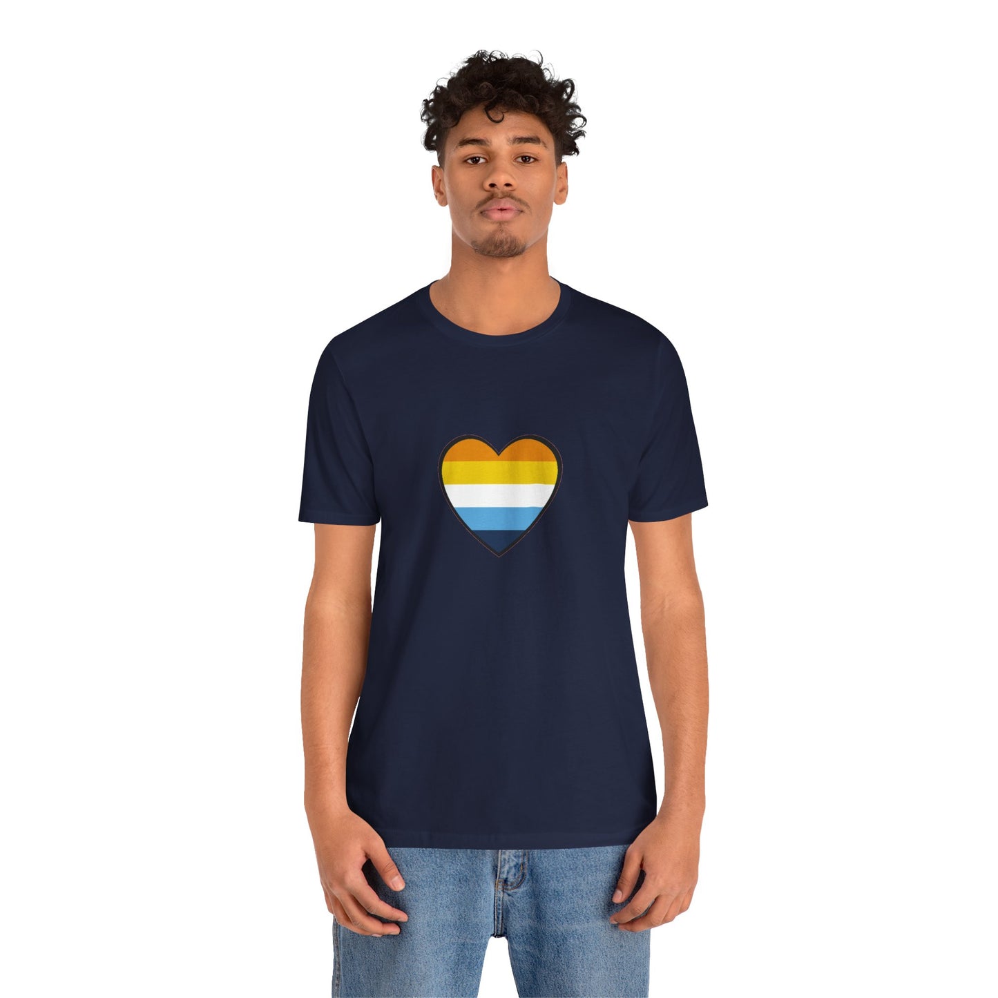 AroAce Flag Heart T-Shirt – Unisex LGBTQ+ Graphic Tee