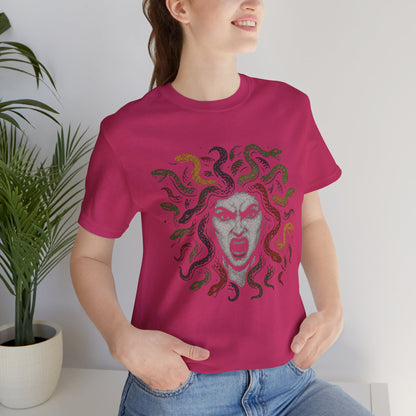 Medusa T-Shirt – Greek Mythology Gorgon Graphic Tee
