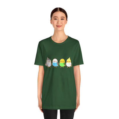 Chirpy Flock Bird T-Shirt – Cute Tee for Animal Lovers - WhimSpin - https://whimspin.com