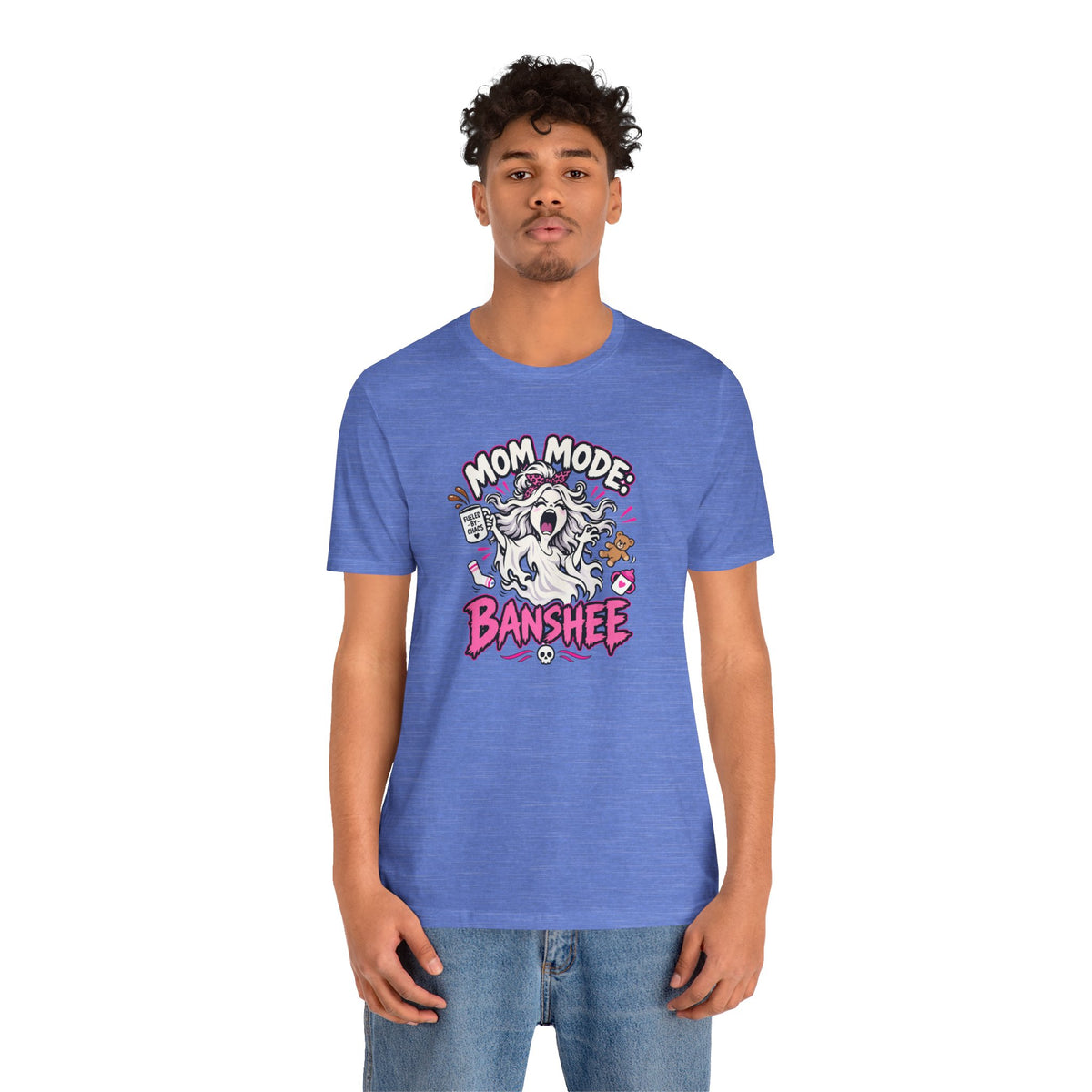 Mom Mode Banshee T-Shirt – Funny Chaotic Mom Halloween Tee