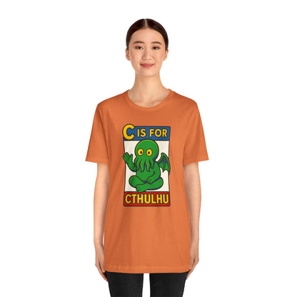 C is for Cthulhu Graphic Tee – Funny Cthulhu Shirt