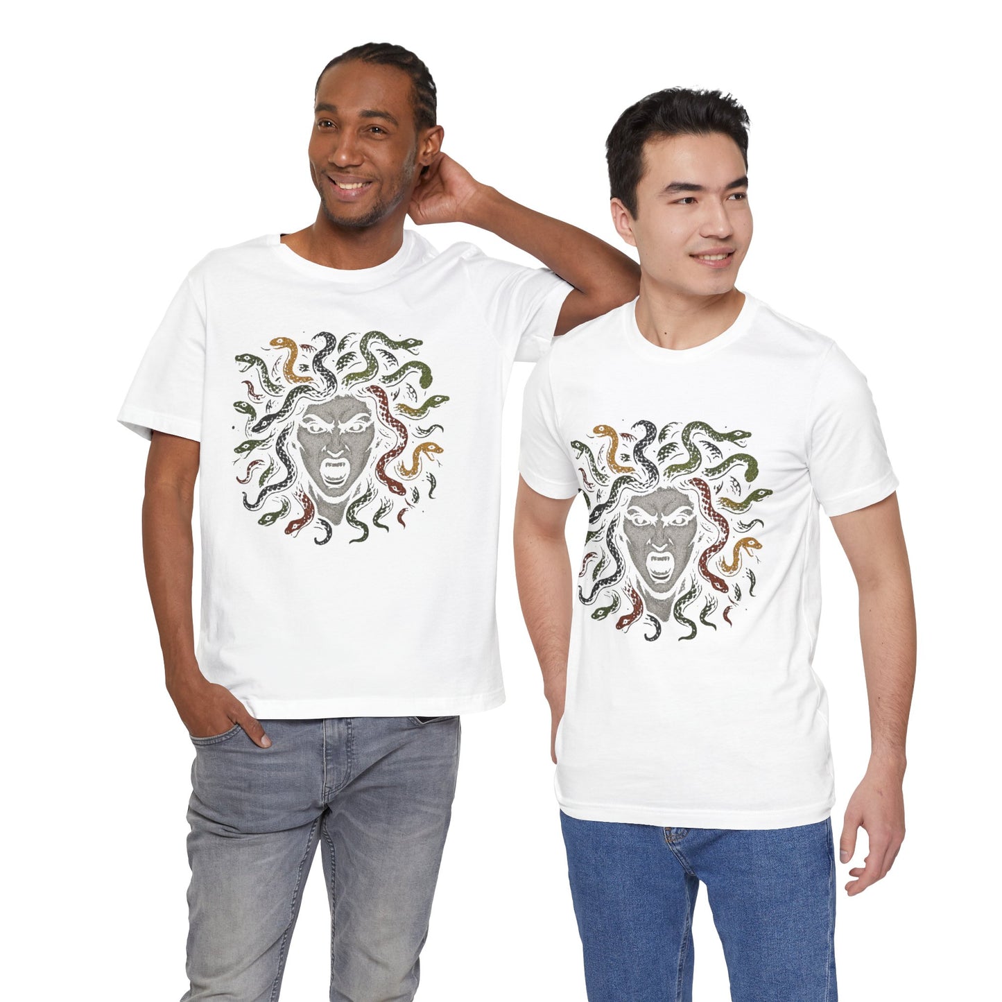 Medusa T-Shirt – Greek Mythology Gorgon Graphic Tee