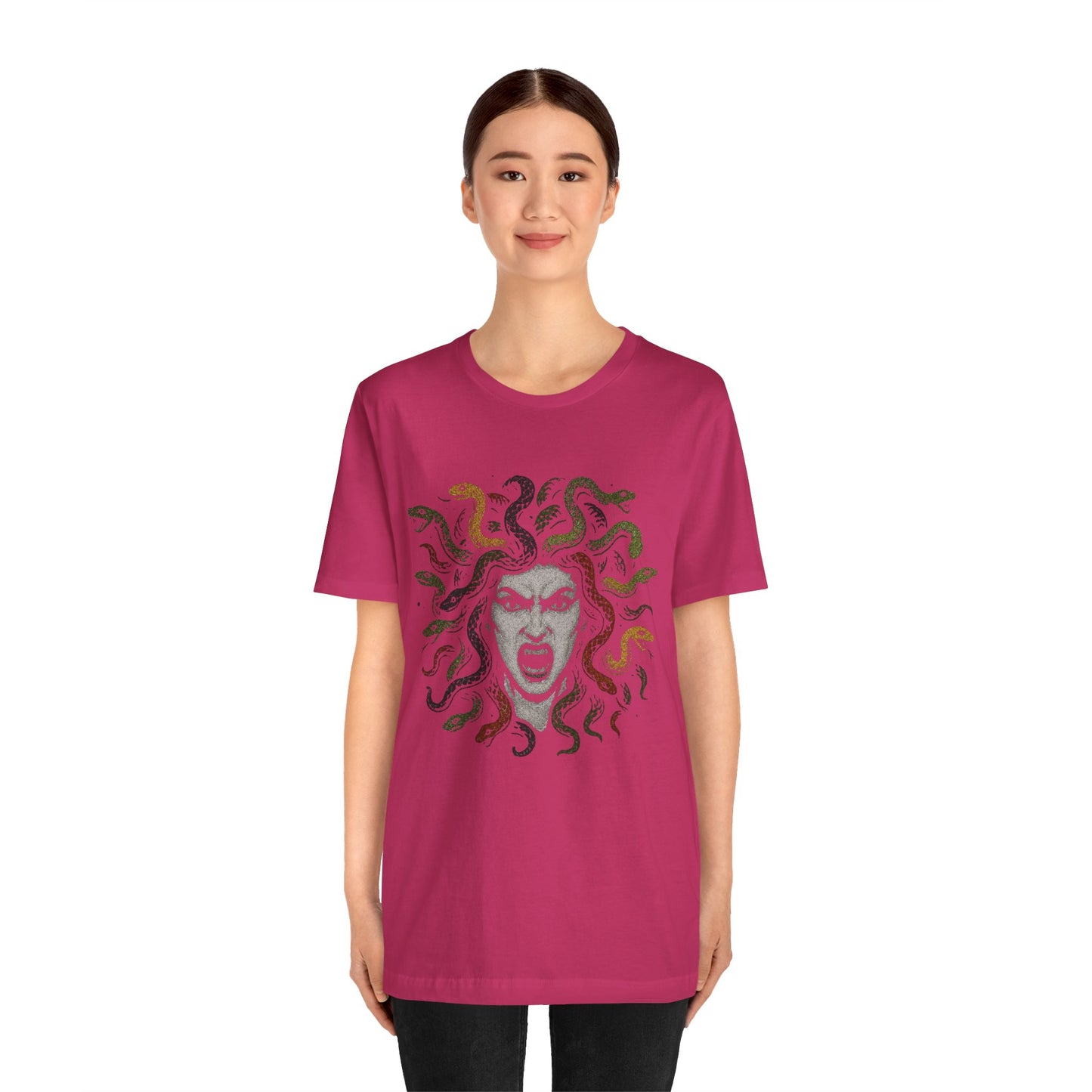 Medusa T-Shirt – Greek Mythology Gorgon Graphic Tee