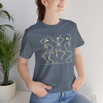 Dancing Skeleton T-Shirt – Funny Halloween Skeleton Shirt for Spooky Season