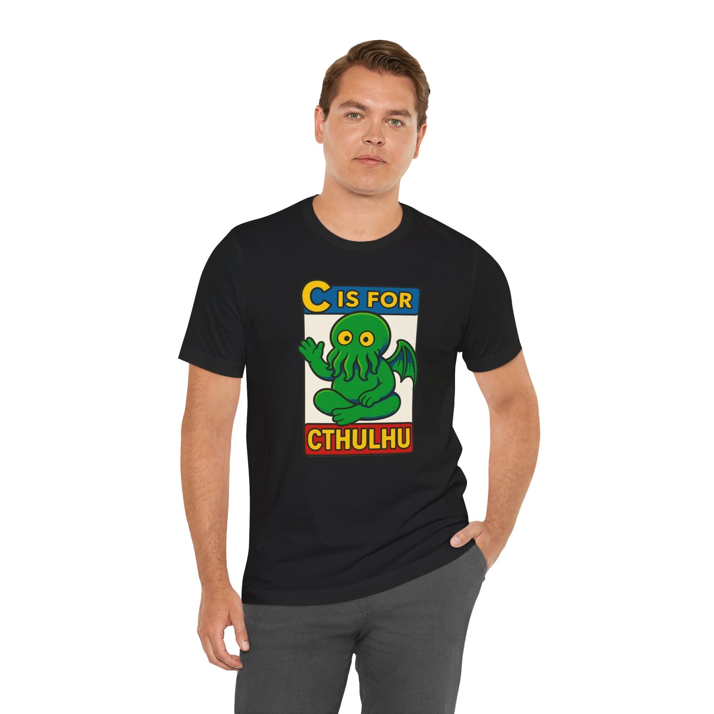 C is for Cthulhu Graphic Tee – Funny Cthulhu Shirt