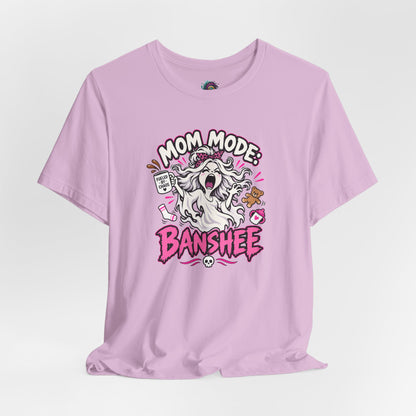 Mom Mode Banshee T-Shirt – Funny Chaotic Mom Halloween Tee