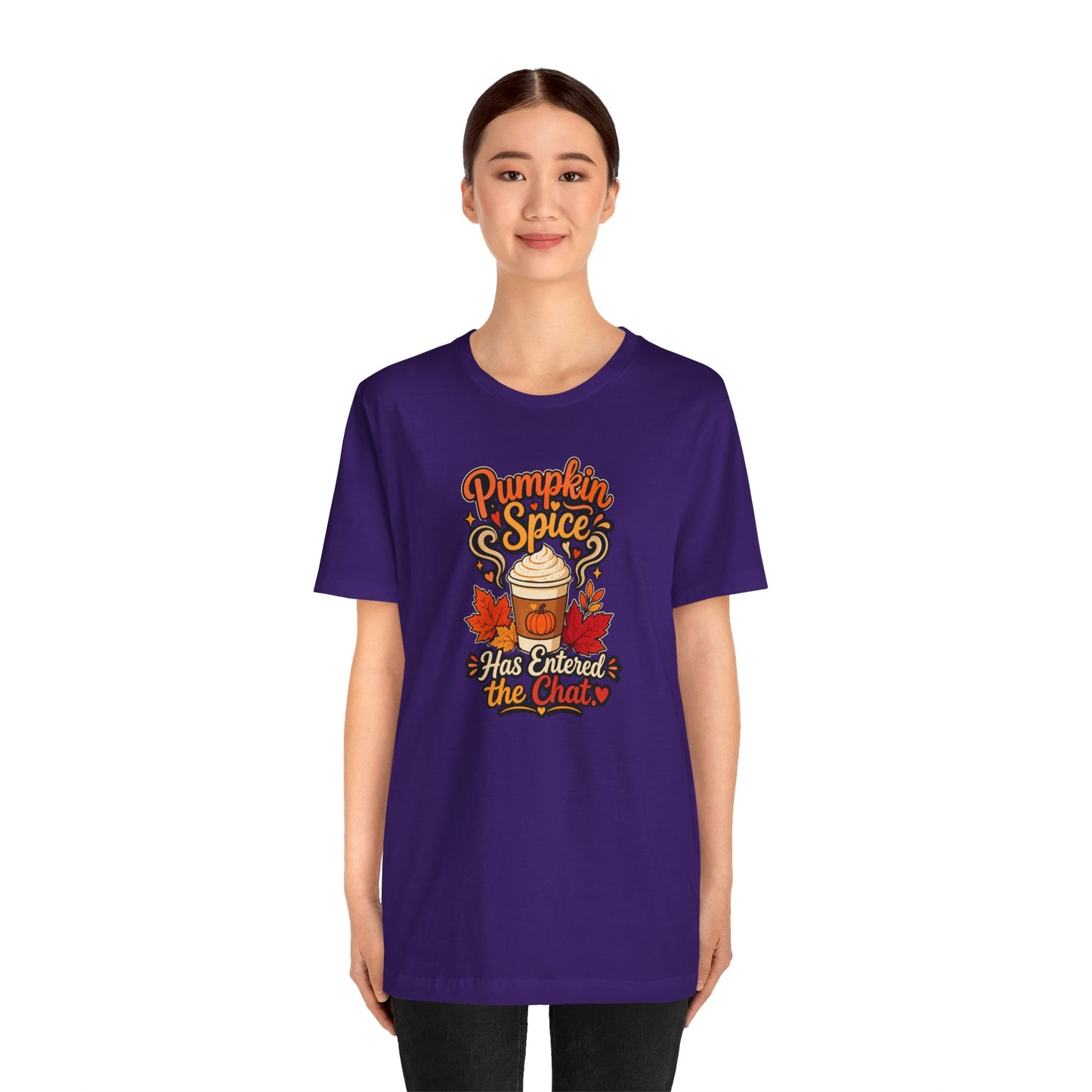 Pumpkin Spice Has Entered the Chat T-shirt - Funny Fall Coffee Tee
