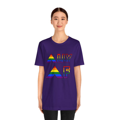 Ally AF Pride Tee – Bold LGBTQ+ Support Shirt for Loud Allies