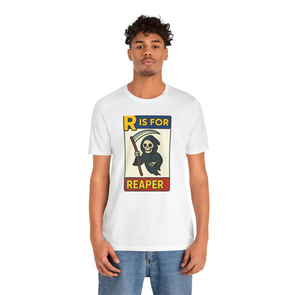 R Is for Reaper T-Shirt – Cute Grim Reaper Shirt from the Monster Alphabet Series