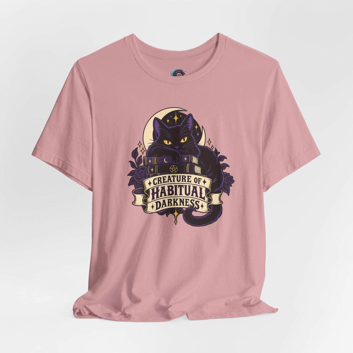 Creature of Habitual Darkness T-Shirt – Black Cat Goth Tee