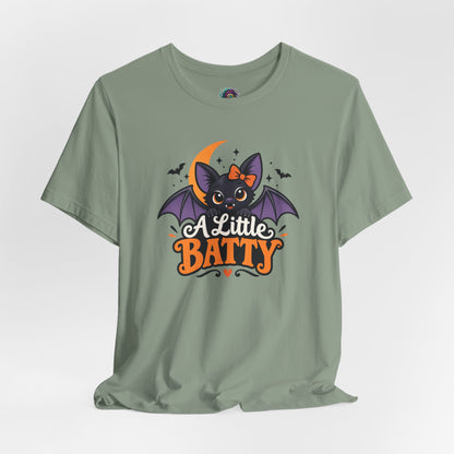 A Little Batty T-shirt - Cute Funny Halloween Bat Tee