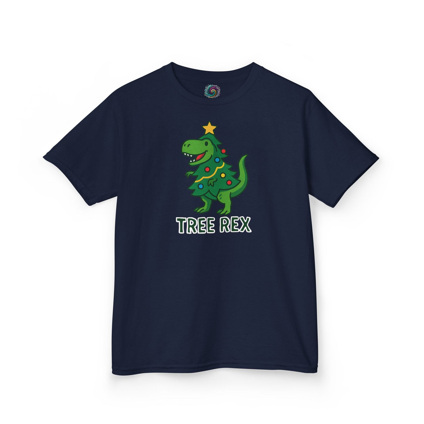 Tree Rex Kids’ Christmas T-Shirt – Cute Dino Holiday Tee