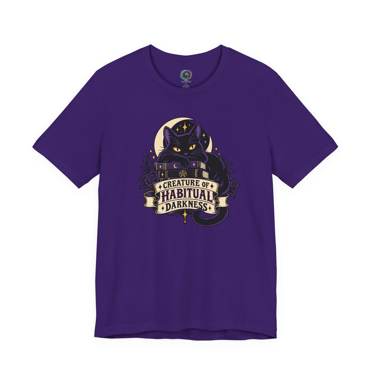 Creature of Habitual Darkness T-Shirt – Black Cat Goth Tee