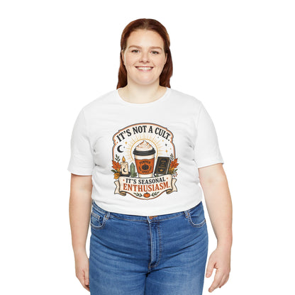 It’s Not a Cult Pumpkin Spice T-Shirt – Funny Fall Tee