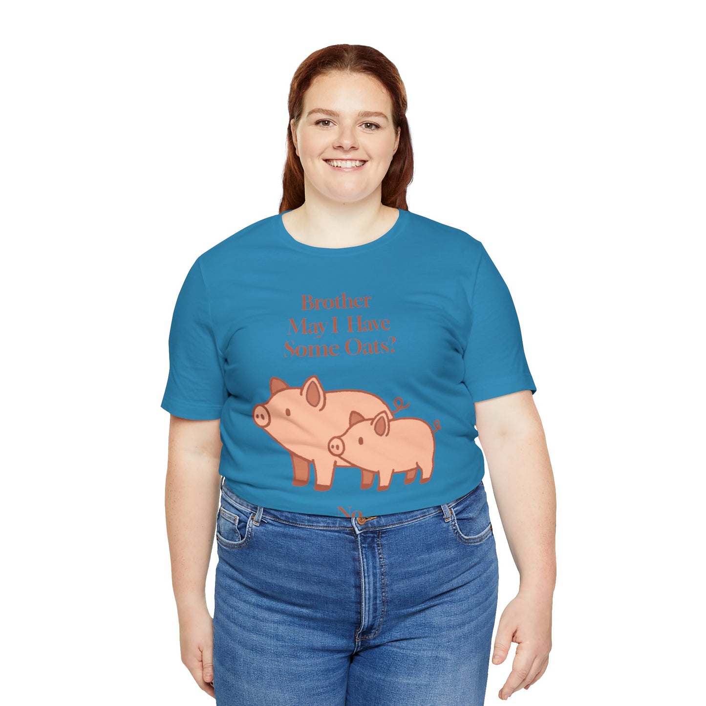 Brother May I Have Some Oats T-Shirt – Funny Viral Pig Meme Tee