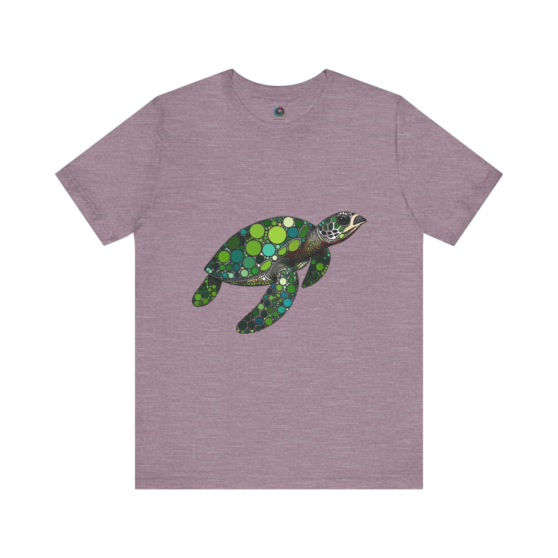 Geometric Sea Turtle T-Shirt – Eco Ocean Vibes Graphic Tee - WhimSpin - https://whimspin.com