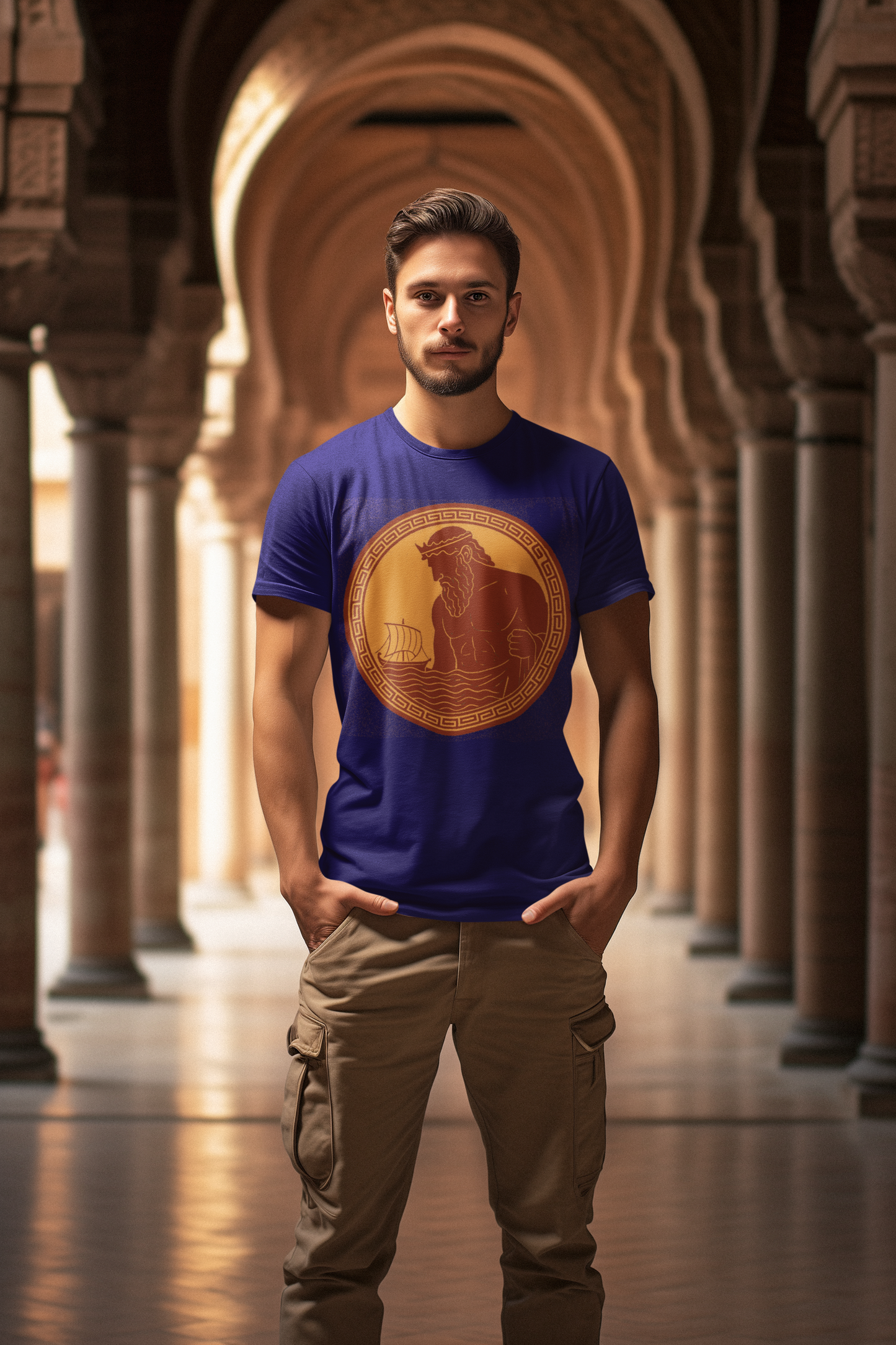 Poseidon Epic T-Shirt – Greek Mythology Ocean God Tee - WhimSpin - https://whimspin.com