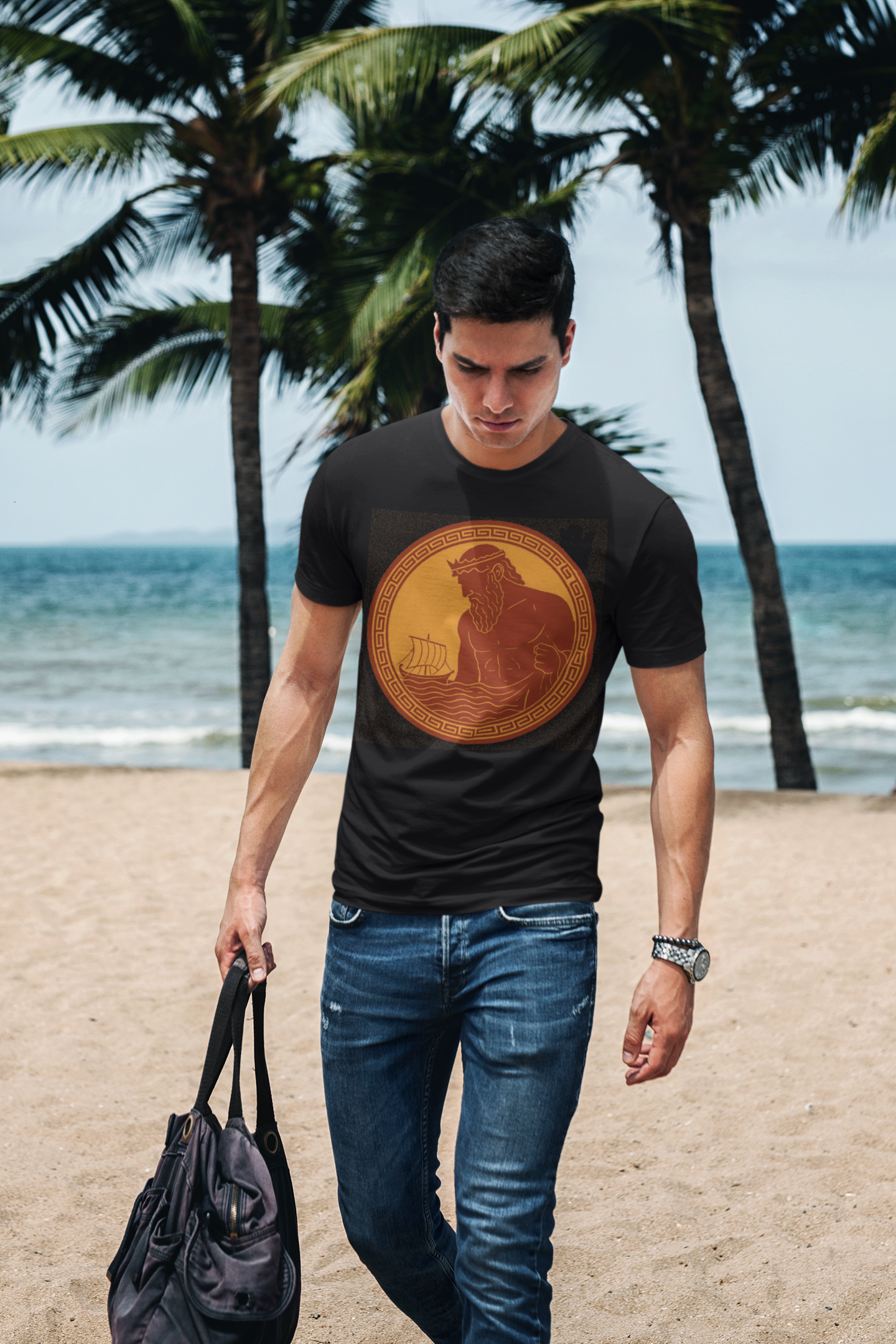 Poseidon Epic T-Shirt – Greek Mythology Ocean God Tee - WhimSpin - https://whimspin.com