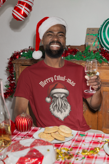 Merry Cthul-mas – Mythos Shirt for HP Lovecraft Fans