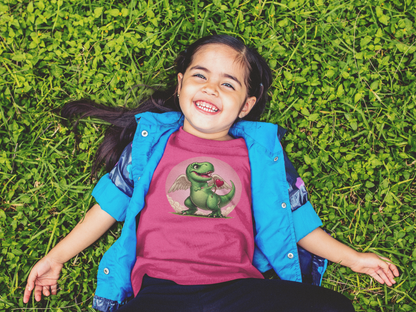 Cupidsaurus Rex Kids T-Shirt – Cute Dinosaur Valentine’s Day Tee for Kids