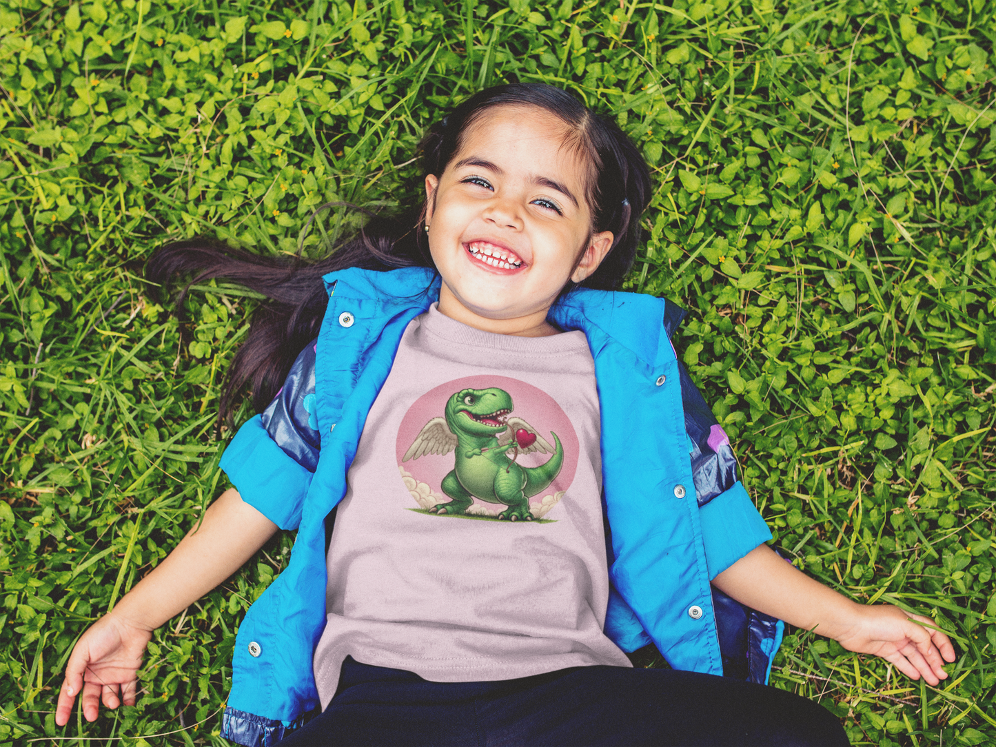 Cupidsaurus Rex Kids T-Shirt – Cute Dinosaur Valentine’s Day Tee for Kids