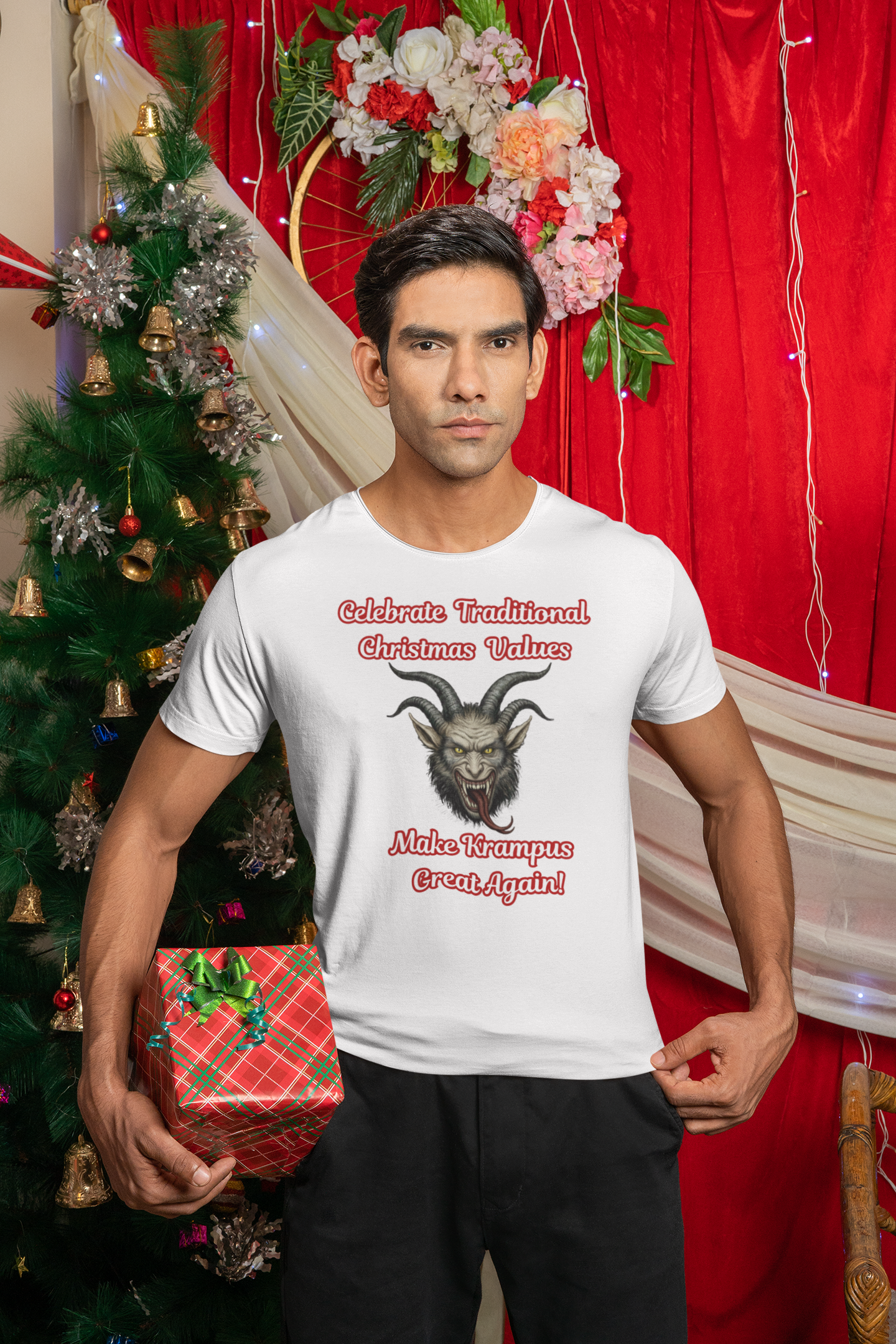 Make Krampus Great Again – Traditional Christmas Humor Tee