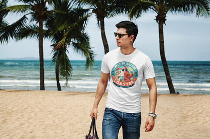 Pale by Nature Lobster by Accident T-Shirt – Funny Sunburn Summer Graphic Tee