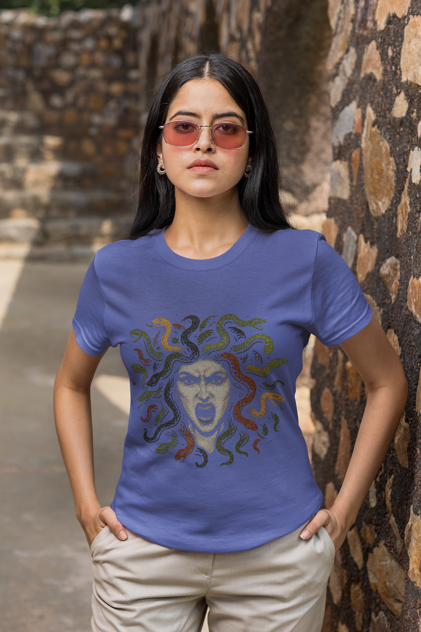 Medusa T-Shirt – Greek Mythology Gorgon Graphic Tee
