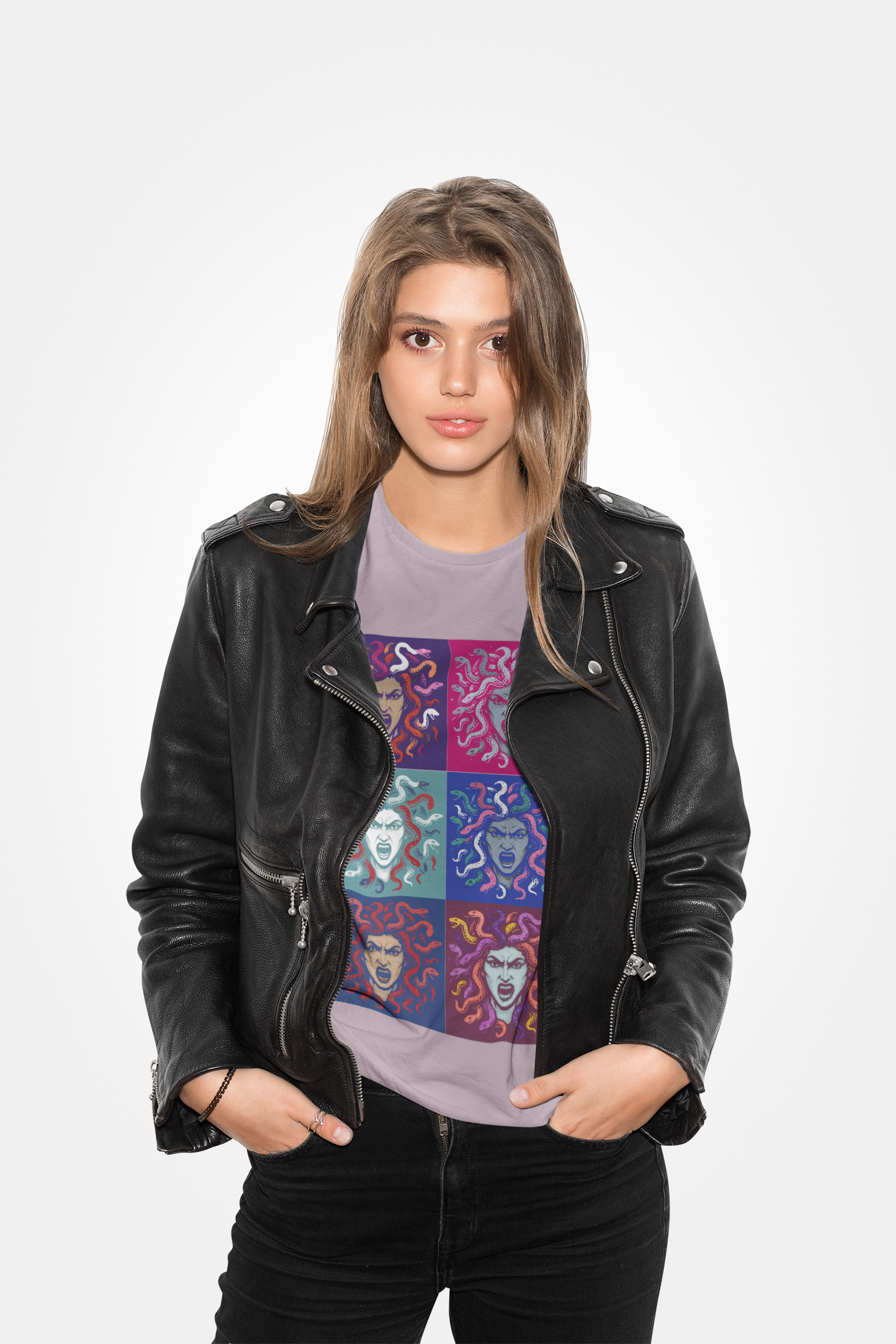 The Female Gaze Medusa T-Shirt – Feminist Pop Art Tee