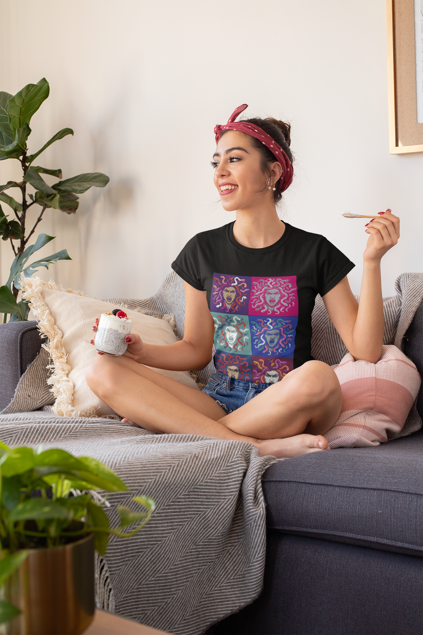 The Female Gaze Medusa T-Shirt – Feminist Pop Art Tee