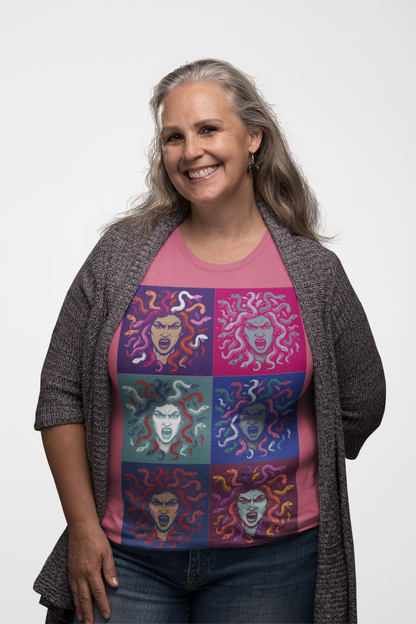 The Female Gaze Medusa T-Shirt – Feminist Pop Art Tee