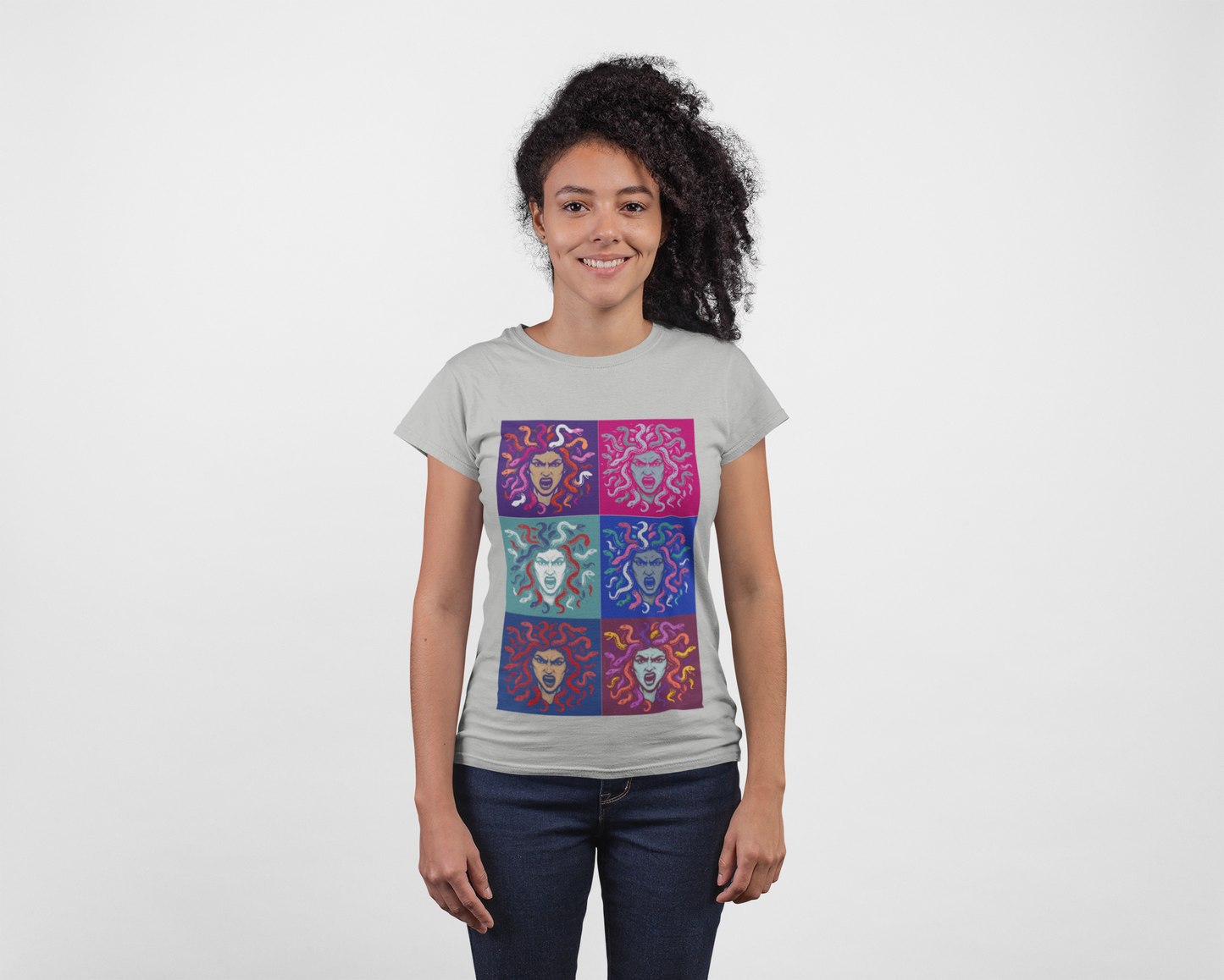 The Female Gaze Medusa T-Shirt – Feminist Pop Art Tee