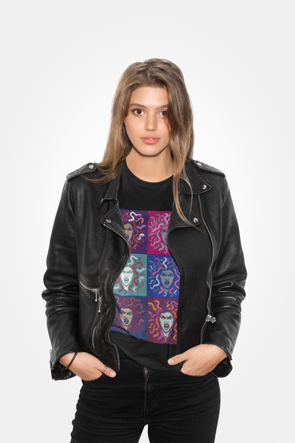 The Female Gaze Medusa T-Shirt – Feminist Pop Art Tee