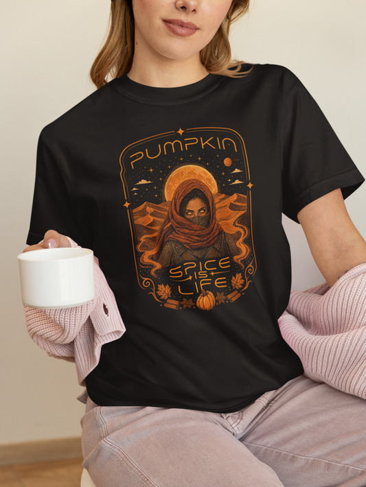 Pumpkin Spice Is Life T-Shirt – Sci-Fi Spice Parody Tee