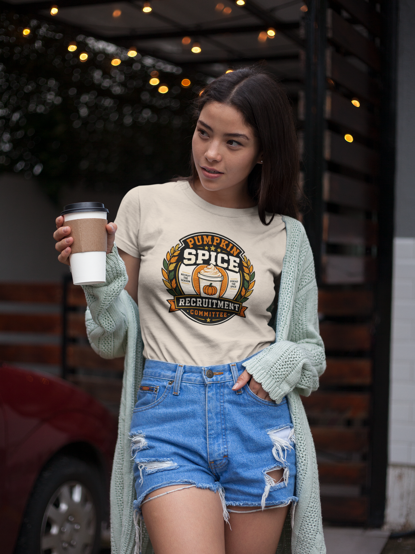 Pumpkin Spice Recruitment Committee T-Shirt – Funny Fall Tee