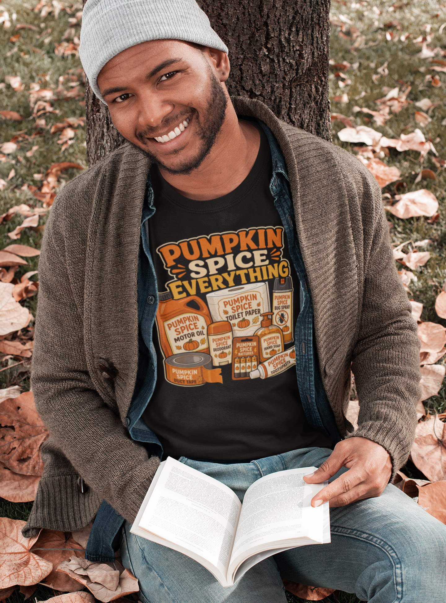 Pumpkin Spice Everything T-Shirt – Funny Fall Trend Parody Tee