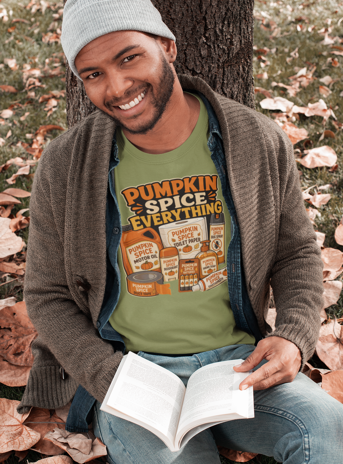 Pumpkin Spice Everything T-Shirt – Funny Fall Trend Parody Tee