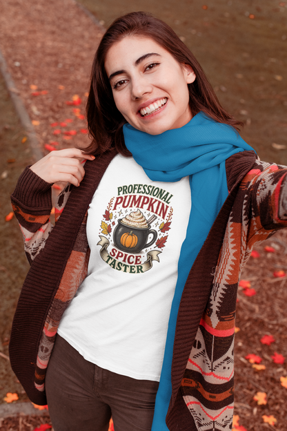 Professional Pumpkin Spice Taster T-Shirt – Funny Fall Coffee Tee