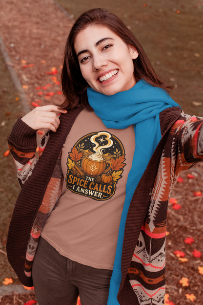 The Spice Calls I Answer T-shirt - WItchy Pumpkin Spice Fall Tee